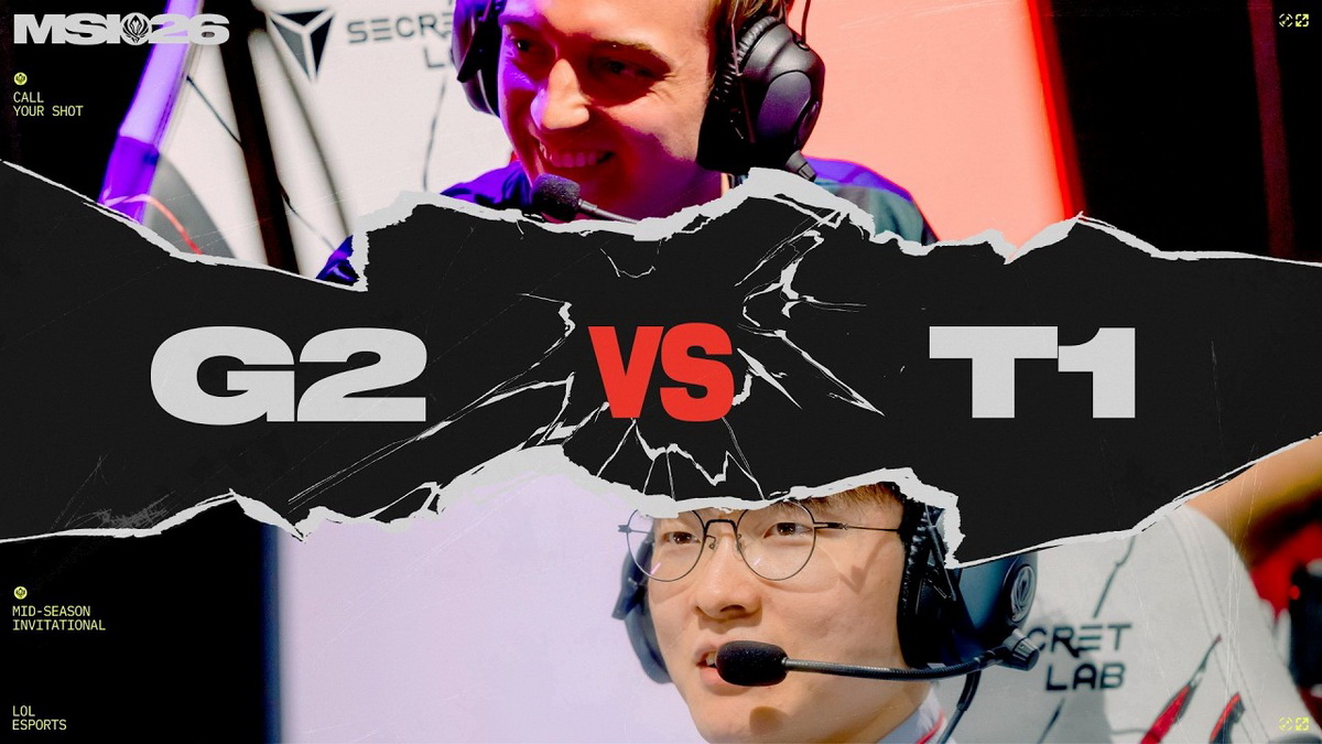 Trận đấu giữa T1 và G2 có lượng người xem cao nhất tại MSI 2026-gamelade
