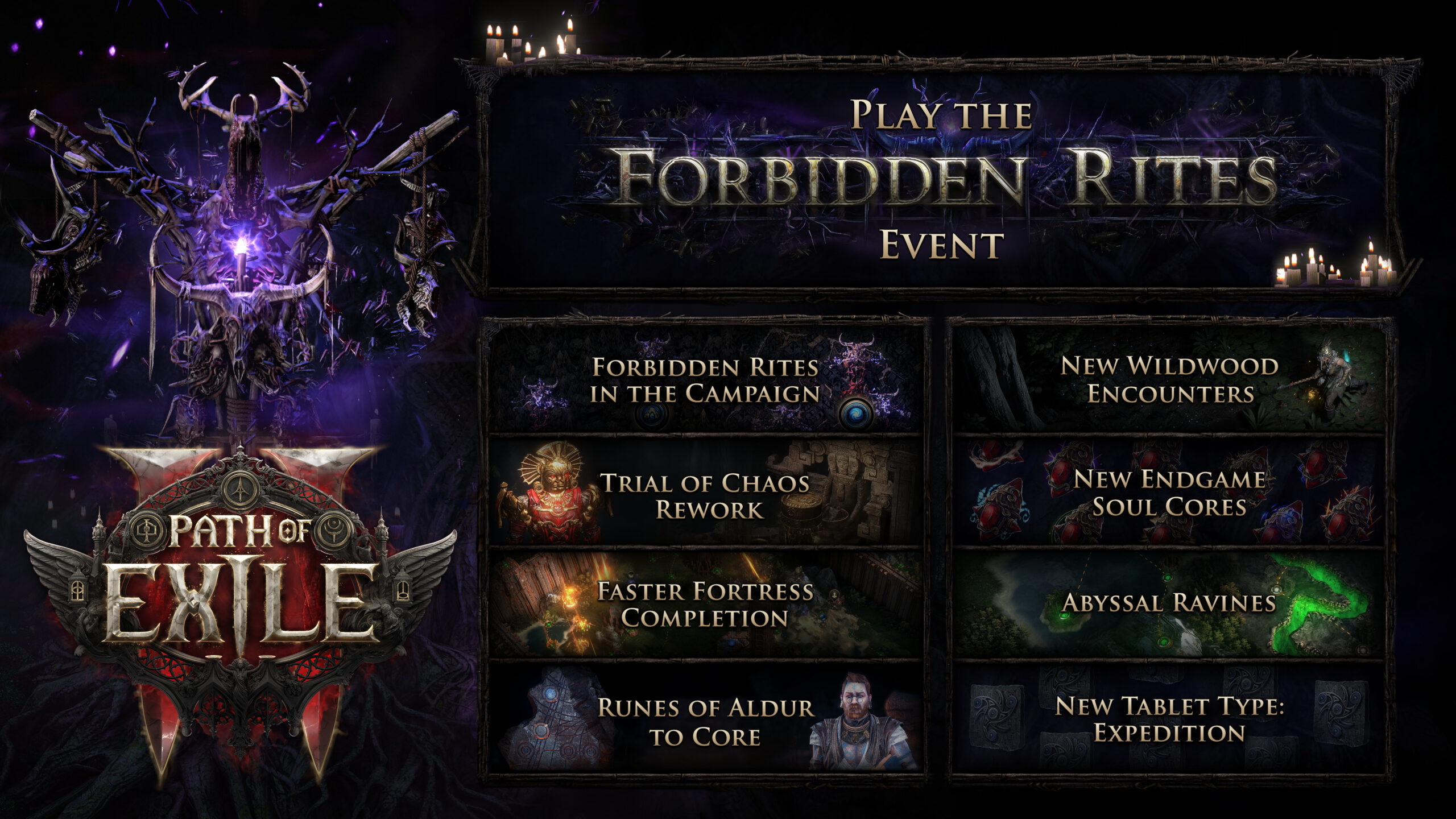 Chi tiết bản cập nhật 0.5.5 và sự kiện The Forbidden Rites của Path of Exile 2 - Gamelade