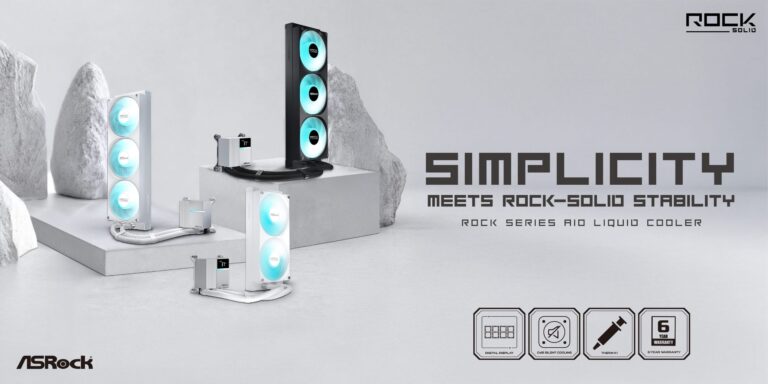 ASRock ra mắt dòng tản nhiệt nước Rock Series hướng đến sự tối giản-gamealde