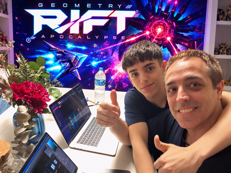 Hành trình làm game đầy cảm hứng của hai cha con đứng sau Geometry Rift: Apocalypse - Gamelade