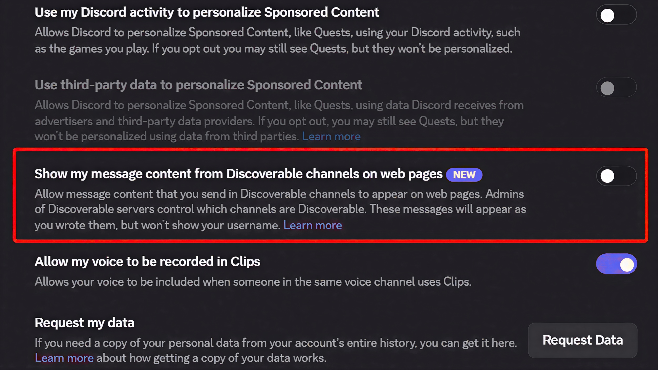 Discord cho phép hiển thị tin nhắn máy chủ trên Google - Gamelade