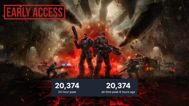 Gears of War E-Day bùng nổ lượng người chơi trên Steam-gamealde