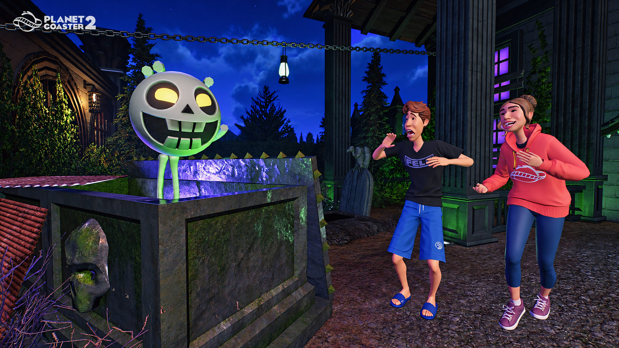 Bản mở rộng Spooktacular Pack khuấy động không khí lễ hội trong Planet Coaster 2 - Gamelade