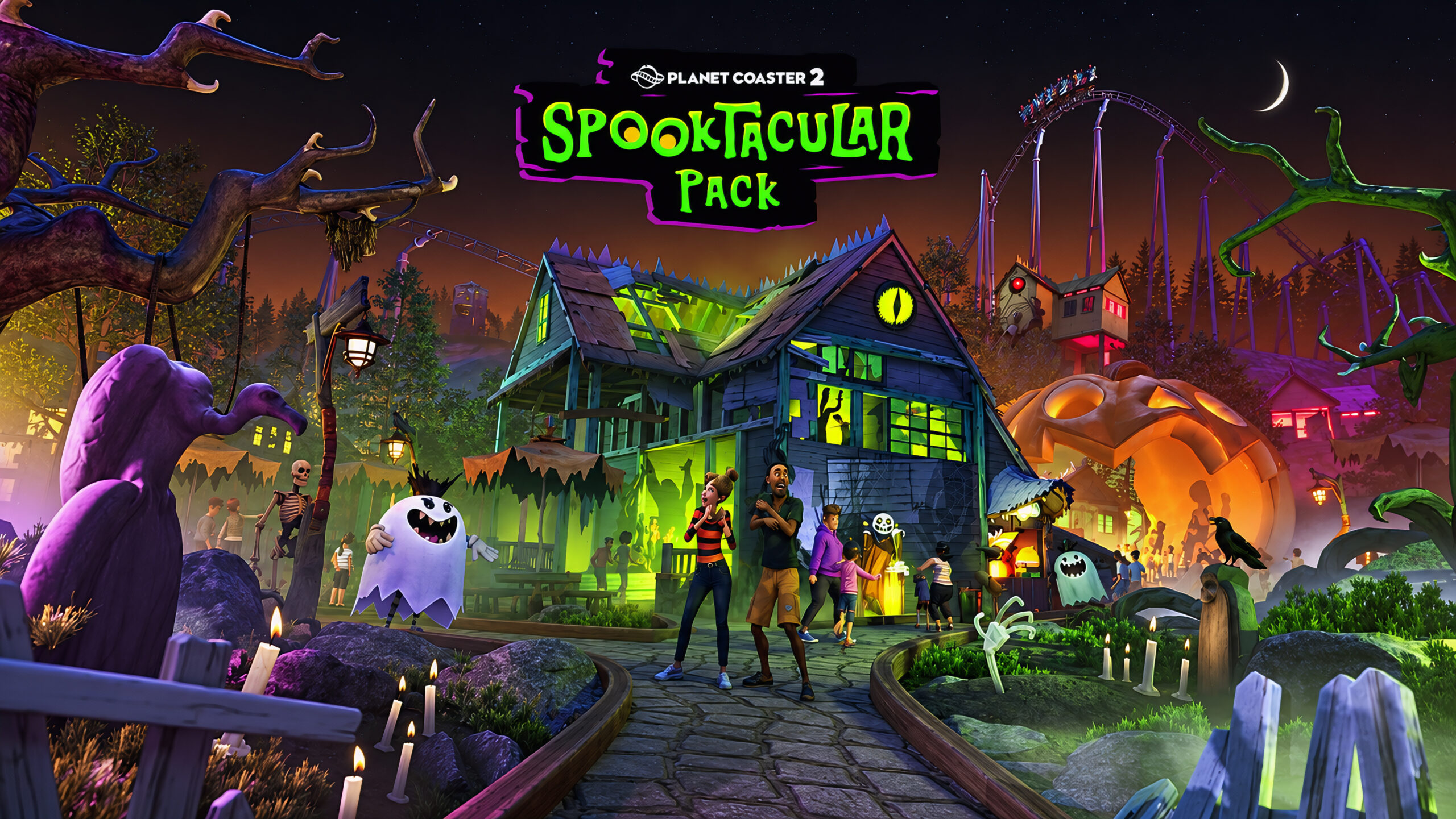 Bản mở rộng Spooktacular Pack khuấy động không khí lễ hội trong Planet Coaster 2 - Gamelade