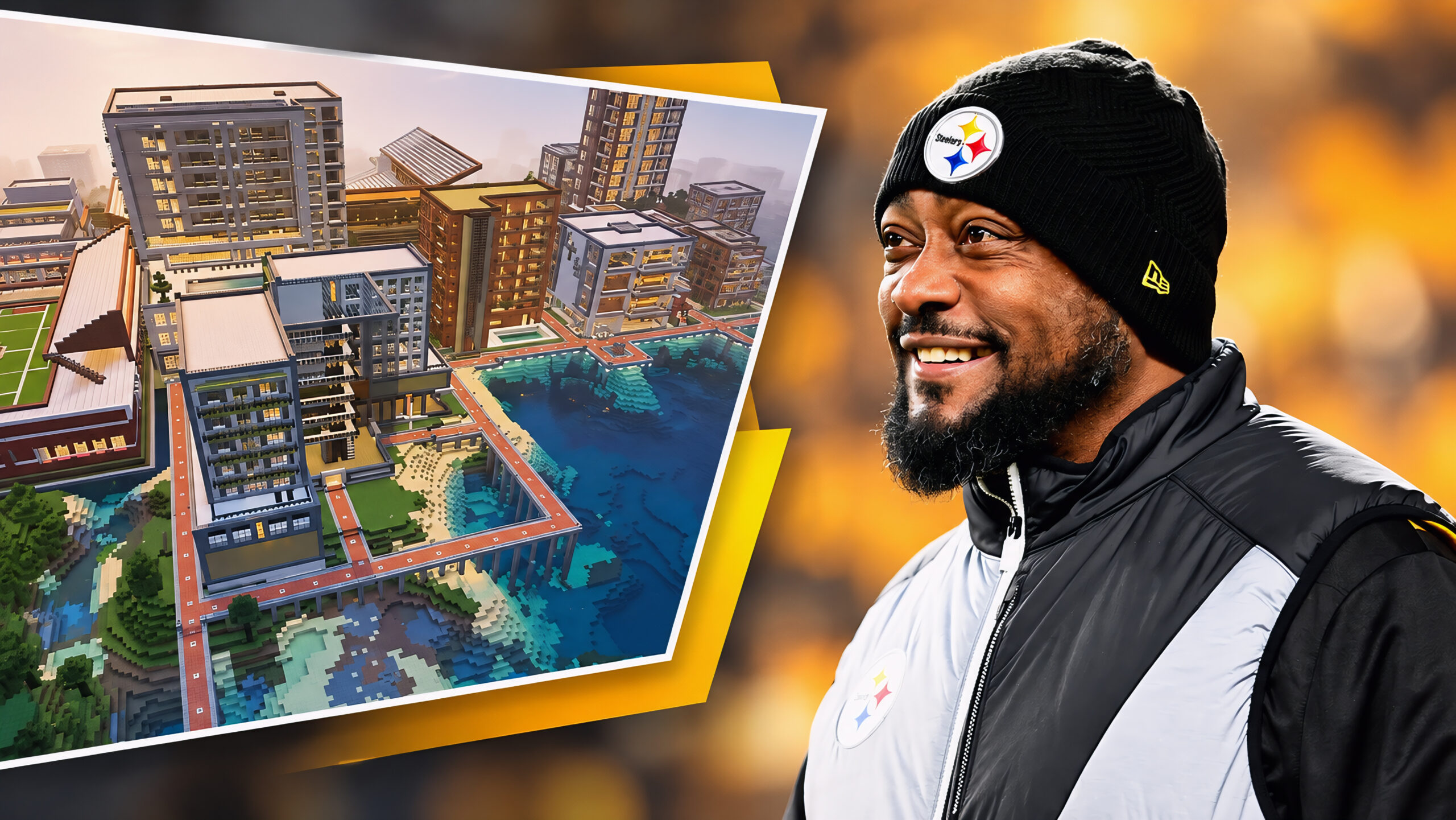 Cựu huấn luyện viên Mike Tomlin công bố kiệt tác thành phố Minecraft sau mười hai năm xây dựng - Gamelade