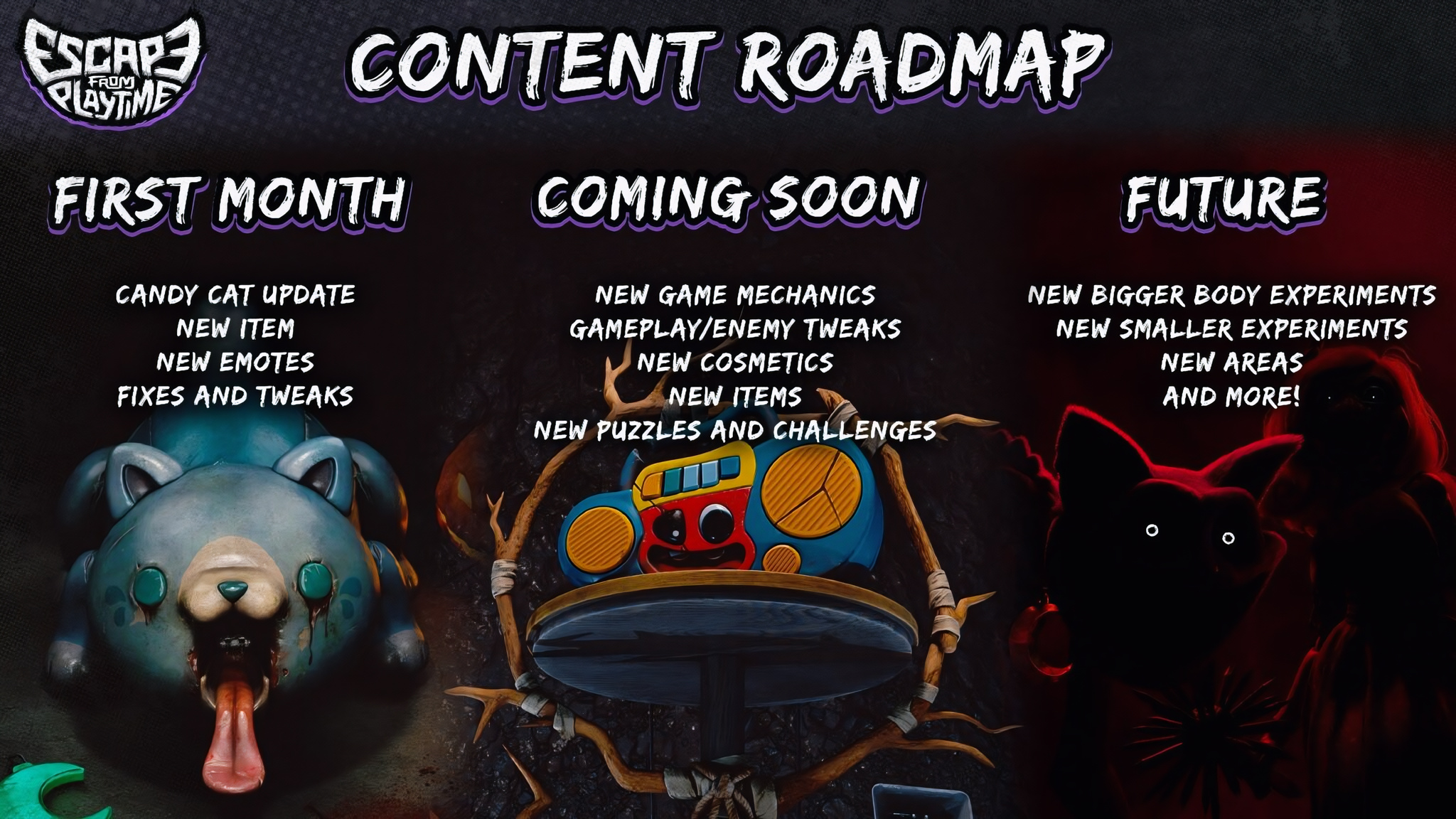 Escape from Playtime chính thức ra mắt trên Steam cùng lộ trình cập nhật - Gamelade