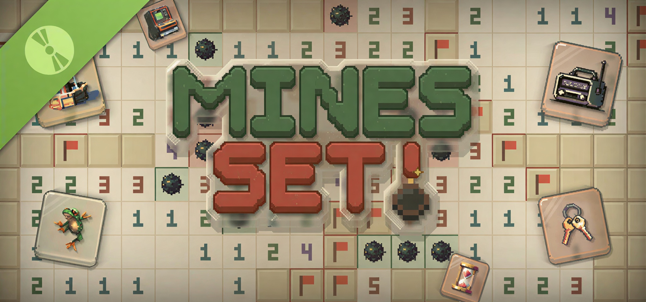 Tựa game dò mìn phong cách truyền hình MINES SET! ra mắt bản chơi thử miễn phí trên Steam - Gamelade