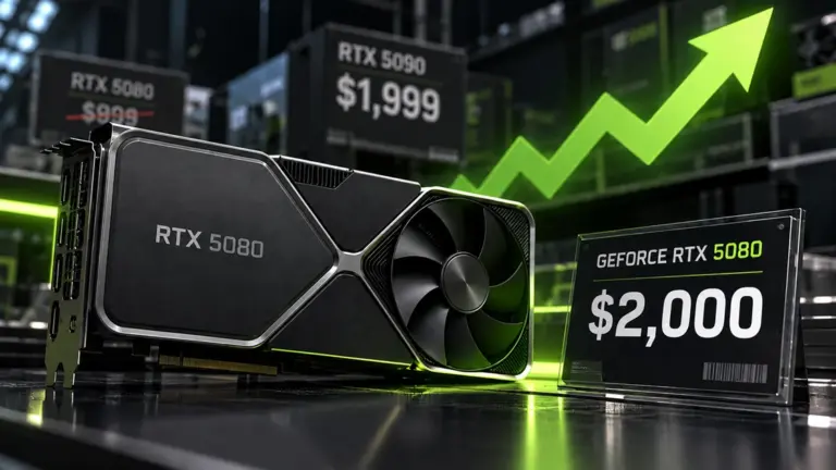 Giá card đồ họa RTX 5080 đã vượt mốc 2.000 USD - Gamelade