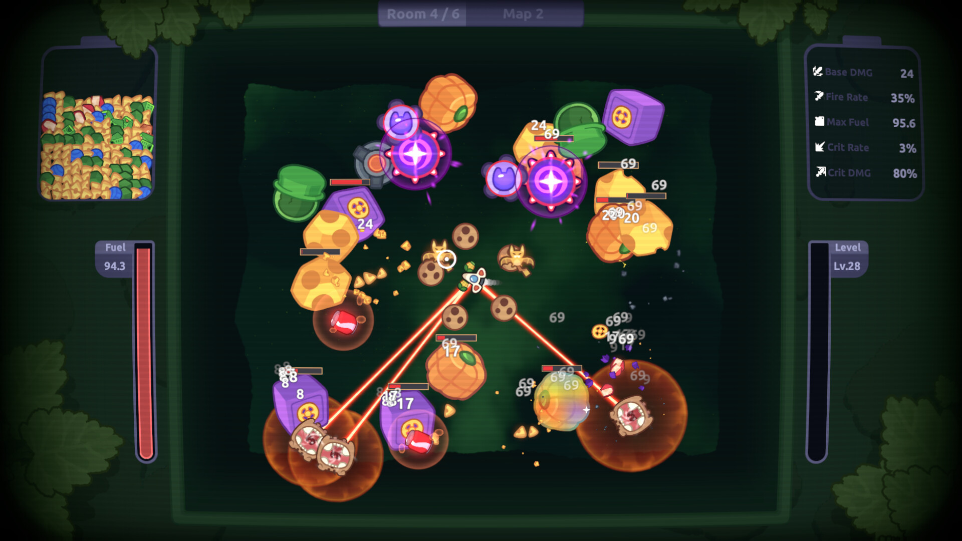 Tựa game đạn mạc độc lập ghi điểm với lối chơi sinh tồn khốc liệt và cam kết không sử dụng AI - Gamelade