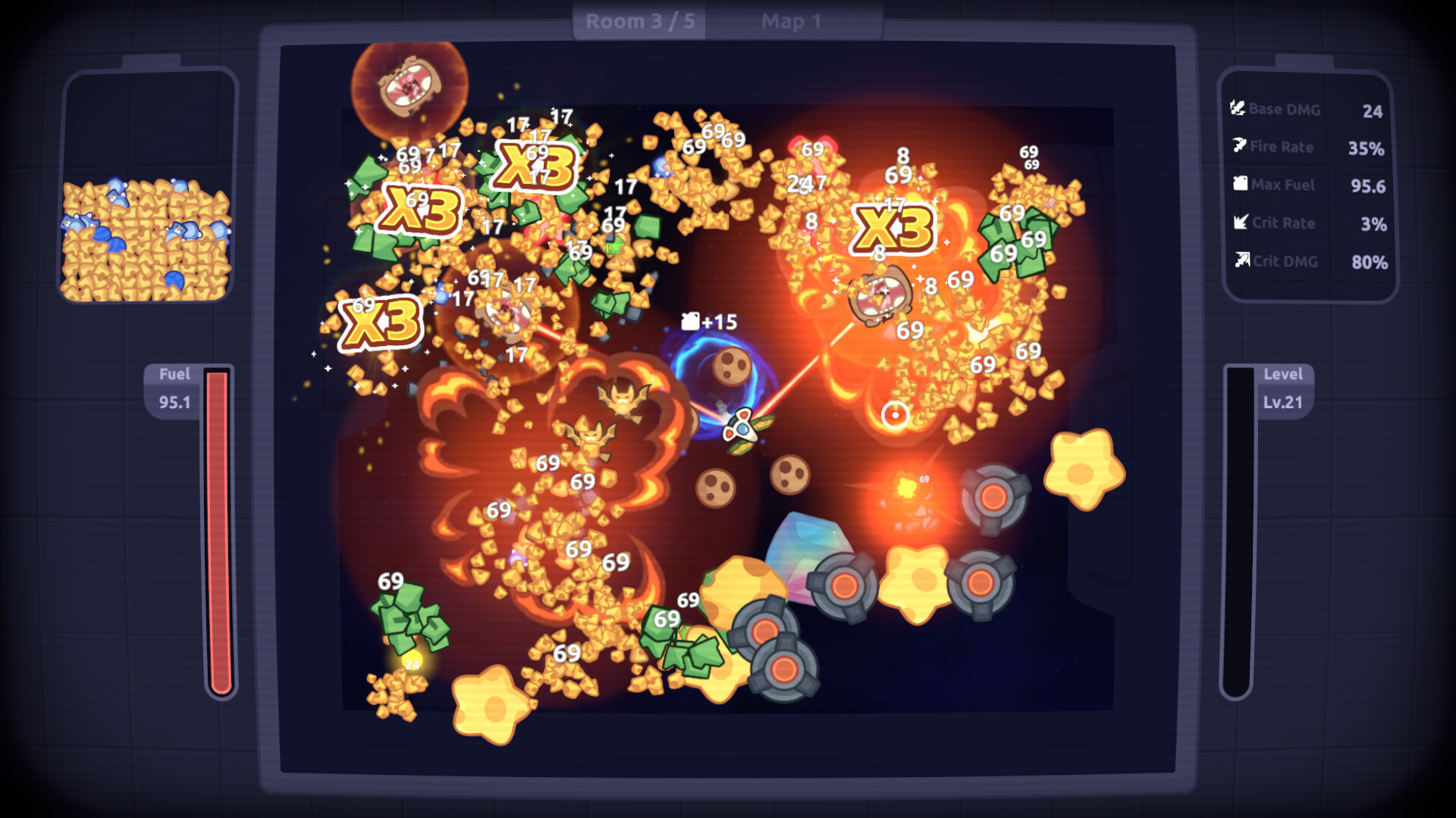 Tựa game đạn mạc độc lập ghi điểm với lối chơi sinh tồn khốc liệt và cam kết không sử dụng AI - Gamelade