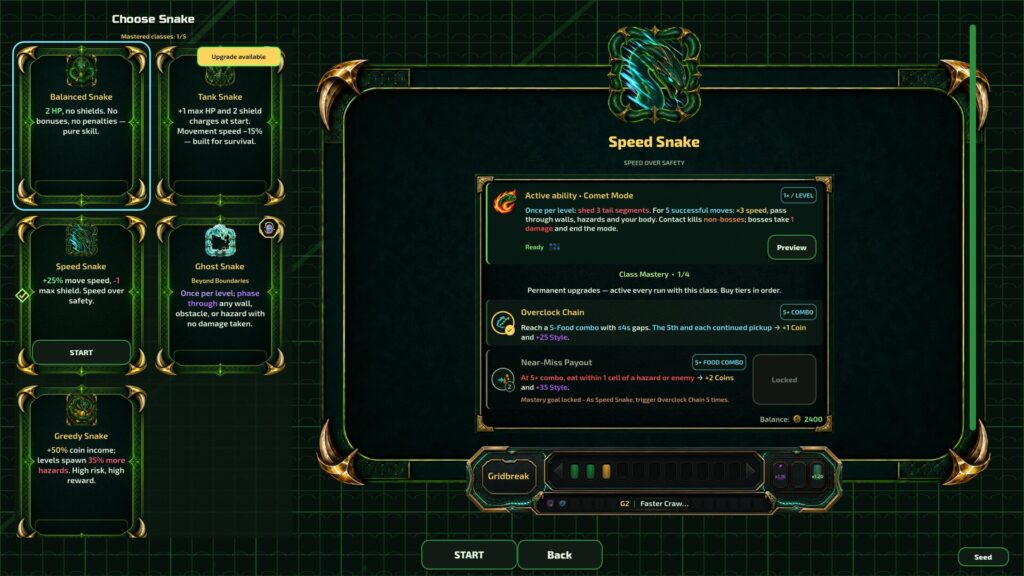 Tựa game roguelite hành động Snake Gridbreaker ấn định ra mắt Early Access ngày 3/11 - Gamelade